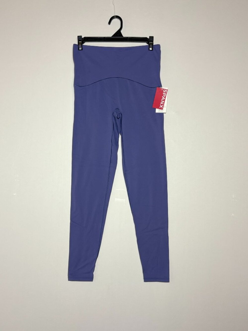 NWT. SPANX Booty Boost Brushed Peri Blue High Waisted Leggings Size M